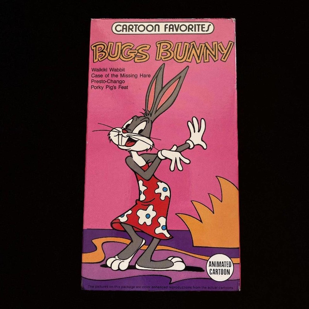 Vintage 1991 Bugs Bunny VHS Tape